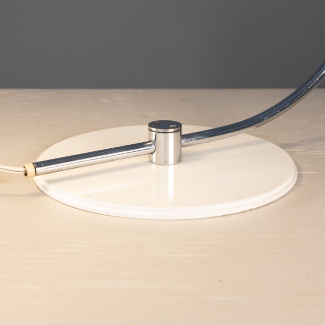 Silver Plastic and Steel Table Lamp from Goffredo Reggiani, 1970s For Sale - Image 8 of 10