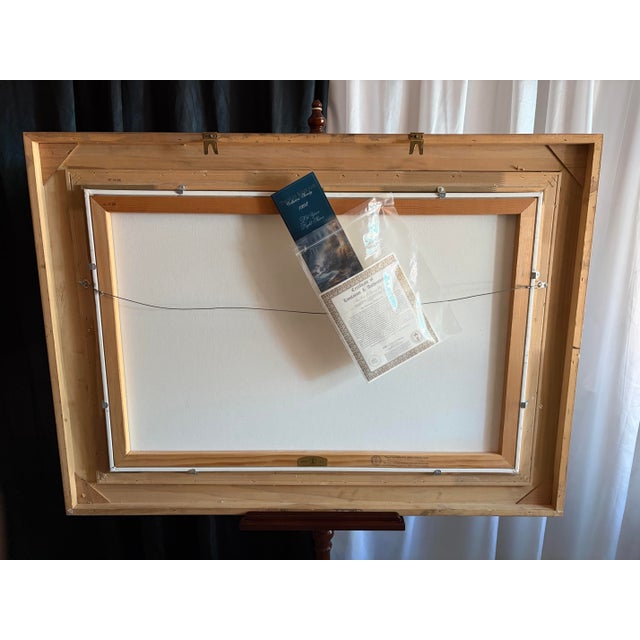 1990s Thomas Kinkade "Sea of Tranquility" Gallery Proof (G/P) Canvas – Rare Gold Seal For Sale - Image 12 of 12