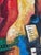 Mid-Century Modern Late 20th Century Modernist Cubist Musical Expressionist Textured Acrylic Painting, Signed For Sale - Image 3 of 7