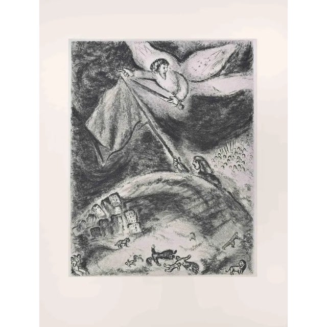 Etching on Montval wove paper, realized by Marc Chagall in 1931-39 and published by Tériade in 1956. Edition of 275+30 out...
