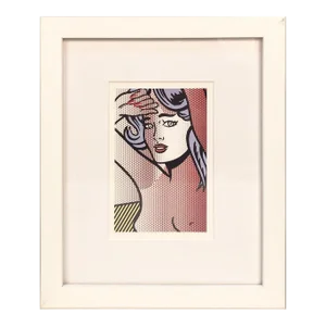 1997 Roy Lichtenstein 'Nude with Blue Hair' Offset Lithograph