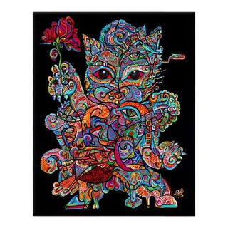 Alexander Arshansky, "Lucky" Abstract/Cubist Piece For Sale
