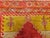 Vintage Turkish Prayer Area Rug, Hand-Knotted Wool, 4x5, Abrash Red & Yellow For Sale - Image 11 of 14
