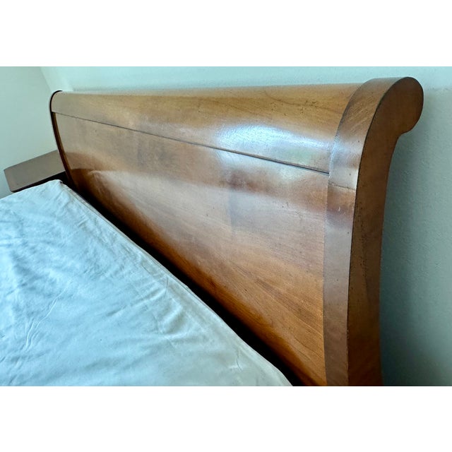 Grange Orléans King Sleigh Bed Frame – Made in France For Sale - Image 11 of 18