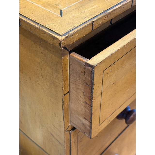 American Early 19th Century English Painted Chest of Drawers For Sale - Image 3 of 7