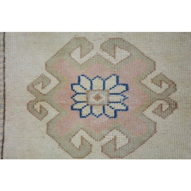 Turkish Vintage Turkish Anatolian Knotted Wool Rug, 3'4''x4' For Sale - Image 3 of 5