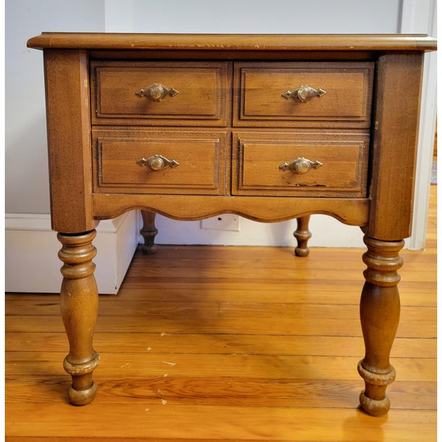 PetersRevington Mid Century Modern Walnut Side Table Chairish