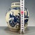 Chinoiserie Blue‑and‑White Crackle‑Glaze Lidded Ginger Jar, Figure Story Motif Porcelain Storage Canister **** For Sale - Image 4 of 9