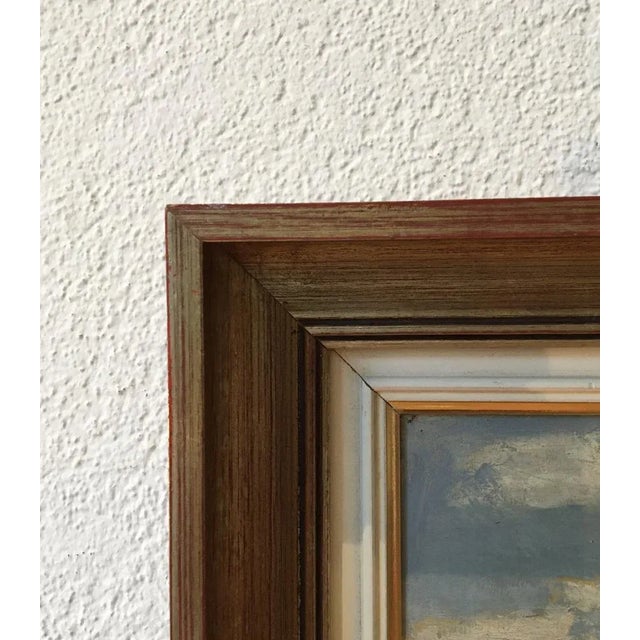 Eugène Louis Martin, Paysage animé, 1953, Oil on Canvas, Framed For Sale - Image 8 of 11