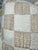 Custom pair of 22" pillows covered in Mokum "Quadro Boucle" in color chalk. These pillows have tapered corners to prevent...