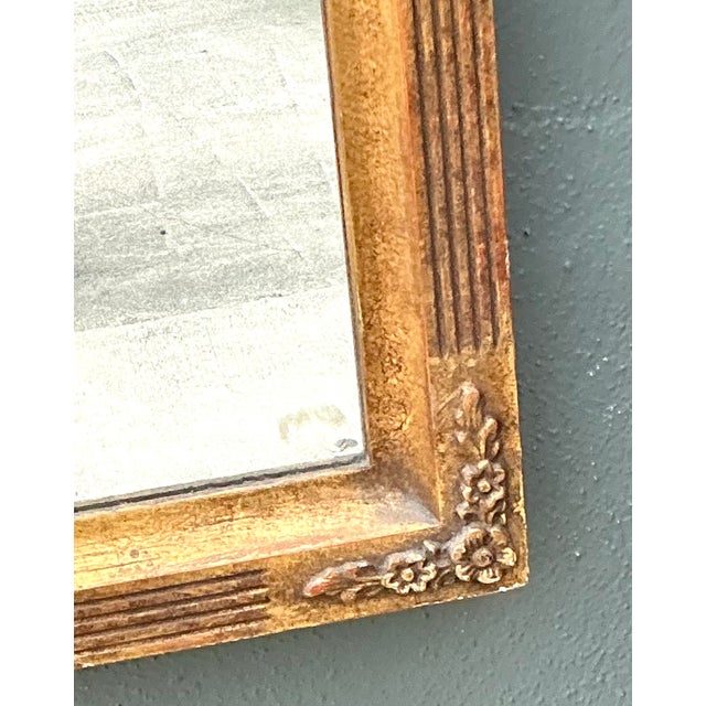 Vintage Ornate Wood Wall Mirror For Sale - Image 16 of 17