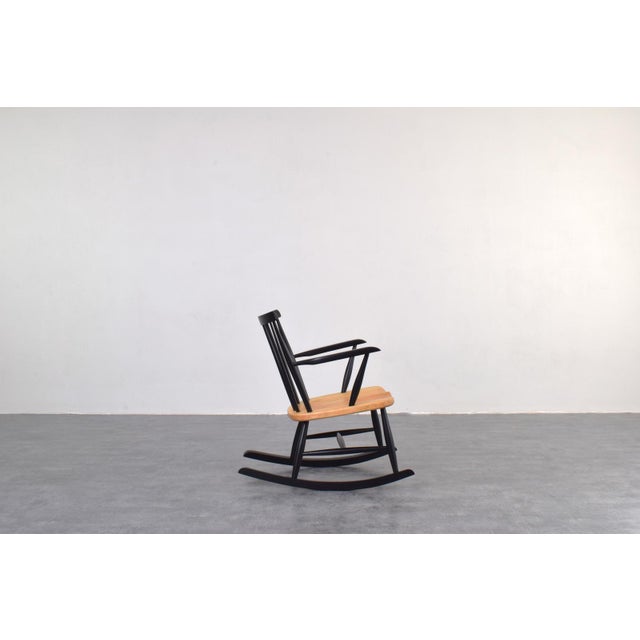 Mid-Century Modern Mid-Century Modern Swedish Rocking Chair, 1960s For Sale - Image 3 of 11