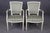 Maison Jansen Set of 8 Maison Jansen Paint Decorated Louis XVI Trapezoidal Back Dining Chairs For Sale - Image 4 of 12