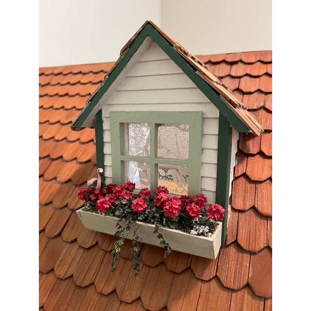 Vintage Handcrafted Artisan Dollhouse For Sale - Image 10 of 18