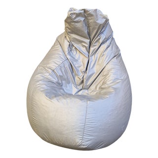 Contemporary Lolita Bean Bag Chair in Silver Ski from Creativando, 1990s For Sale