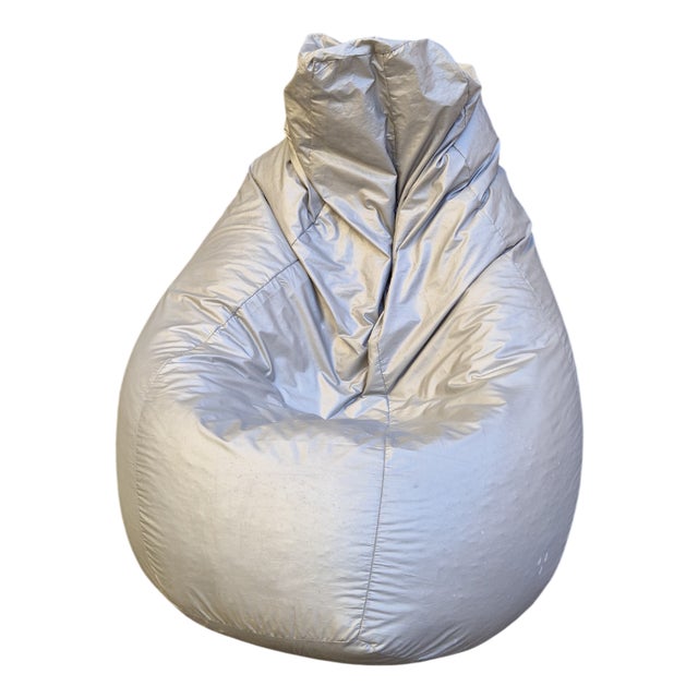 Contemporary Lolita Bean Bag Chair in Silver Ski from Creativando, 1990s For Sale
