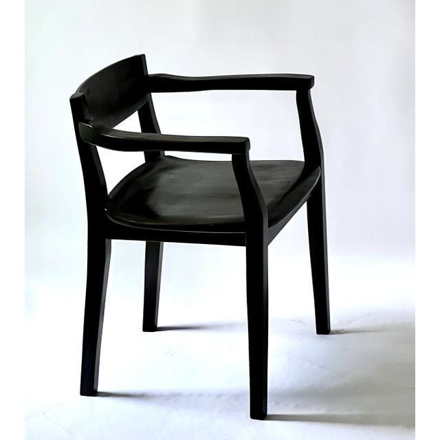 Neoclassical Tom Shiner Mahogany Chair For Sale - Image 3 of 5