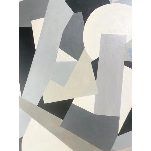 1970s Armilde Dupont, Composition, 1970s, Oil on Canvas For Sale - Image 5 of 6