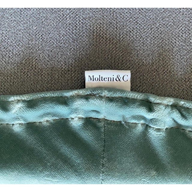 D.154.2 Armchair in Light Blue Suede Fabric by Gio Ponti, 2019 For Sale - Image 13 of 16