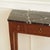 Louis XVI Walnut Console Table with Black Marble Top and Brass Fittings For Sale - Image 6 of 12