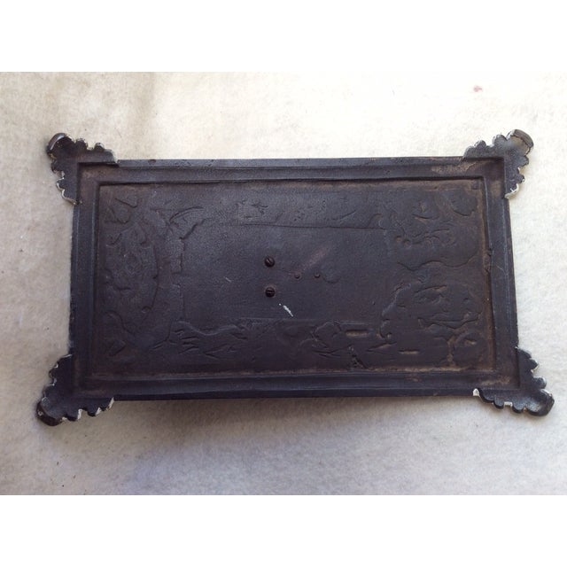 Late 19th Century Antique 19thC Desk, Writing Accessory, Fish Paperweight, Cast Iron For Sale - Image 5 of 5