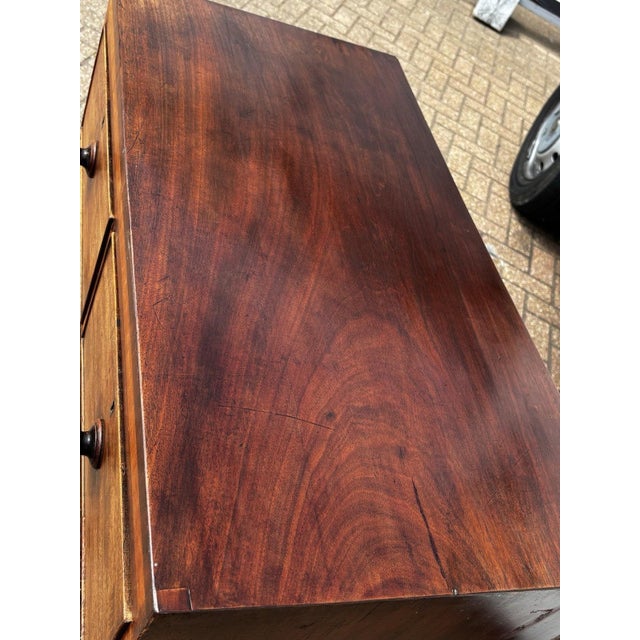 Small Georgian Mahogany Chest of Drawers For Sale - Image 11 of 13