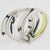 Emilio Pucci Emilio Pucci Stacked Silvered Spacer Bracelet Bangle with Lucite and Silk For Sale - Image 4 of 13