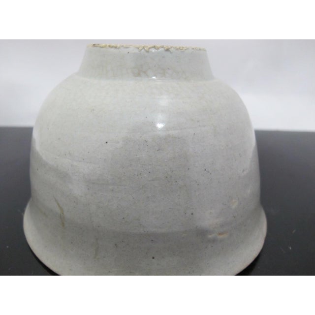 Chinese Longquan Celadon Pottery Footed Tea Bowl For Sale In Portland, OR - Image 6 of 10