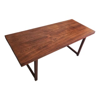 Milo Baughman for Thayer Coggin Mid-Century Rosewood & Walnut Coffee Table - Model 4325 For Sale