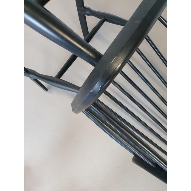Black Rocking Chair by Lena Larsson for Nesto, 1960s For Sale - Image 6 of 14