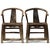 Set of Horseshoe Chairs in Willow For Sale - Image 5 of 12