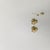 18k yellow Gold "3 Leaf Clover" Diamond earrings For Sale - Image 4 of 7