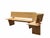 Brown Bench in Light Oak, Italy, 1980s For Sale - Image 8 of 9