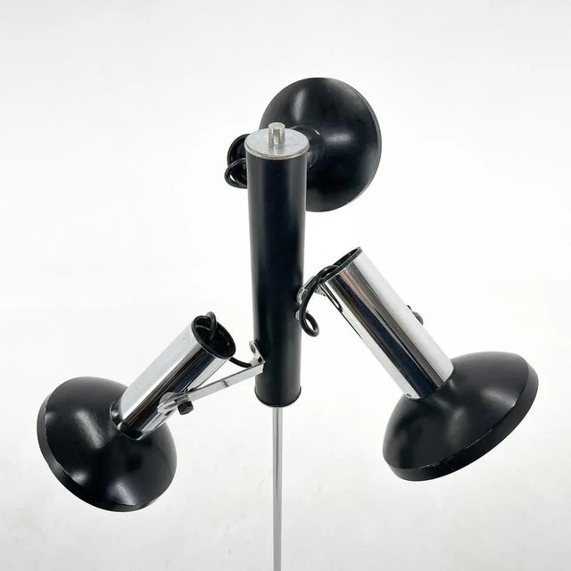 Chrome 3 -pot Floor Lamp, Italy, 1960s For Sale - Image 10 of 13