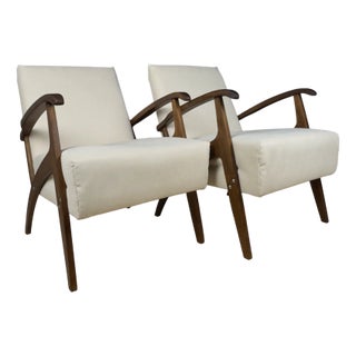 Mid-Century Armchairs, Yugoslavia, 1970s, Set of 2 For Sale