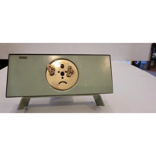 1960s German Clock in Painted Metal, 1960 For Sale - Image 5 of 6