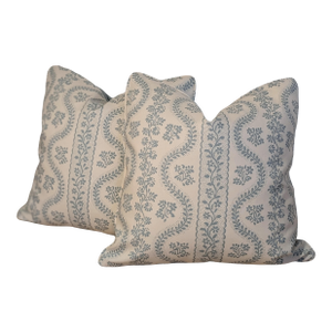 Sister Parish Dolly 22" Pillows in Seafoam