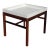 1960s Swedish Rosewood Plant Stand With Tray For Sale