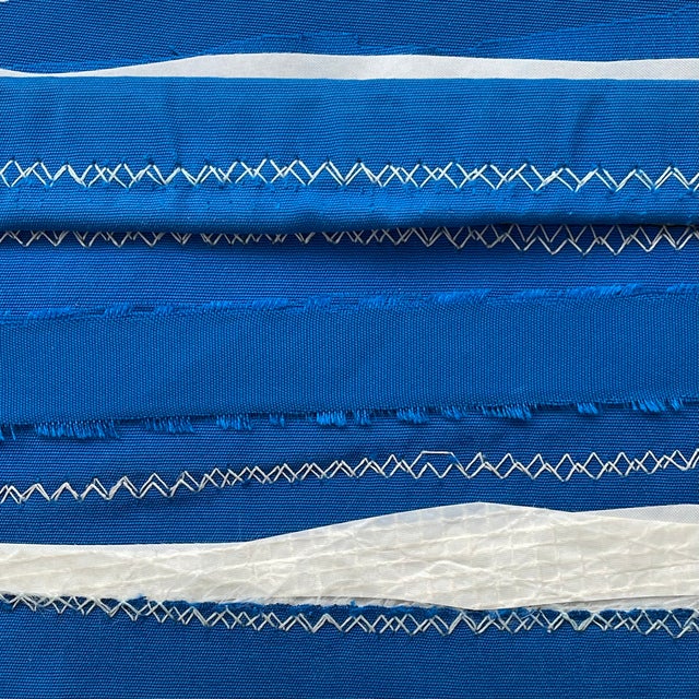 Contemporary Semi-Abstract​ Mixed Media Nautical Sailcloth Landscape​ - By JJ-Hogan | Where the Ethos Is Positive For Sale In Baltimore - Image 6 of 10