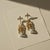 Not Yet Made - Made To Order Fleur De Lis Chandelier Earrings Studs With Pear Moissanites in Silver, Gold, A Pair For Sale - Image 5 of 6