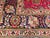 Vintage Persian Tabriz Rug, Hand-Knotted Wool, All Over Geometric Pattern, Red & Navy, 10x13 For Sale - Image 17 of 18