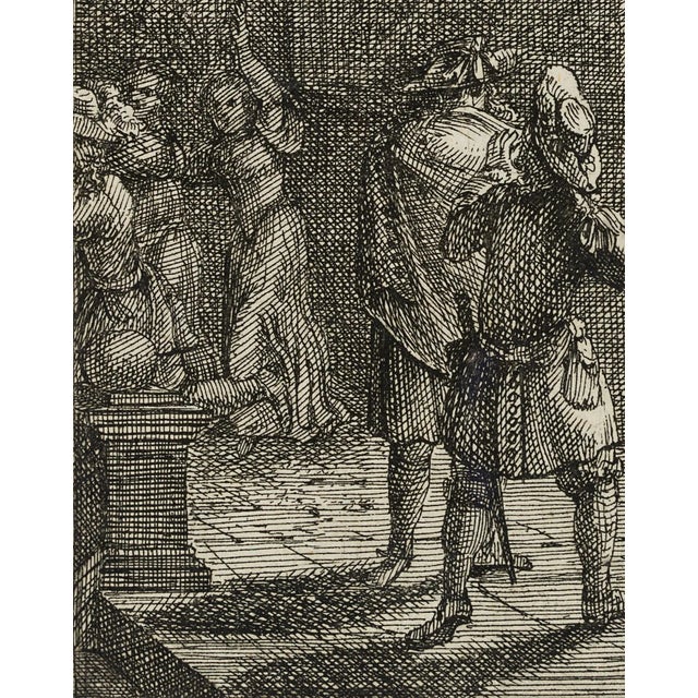 J. Meyer, Night Raid in a Palace, 17th-Century, Etching For Sale - Image 3 of 4
