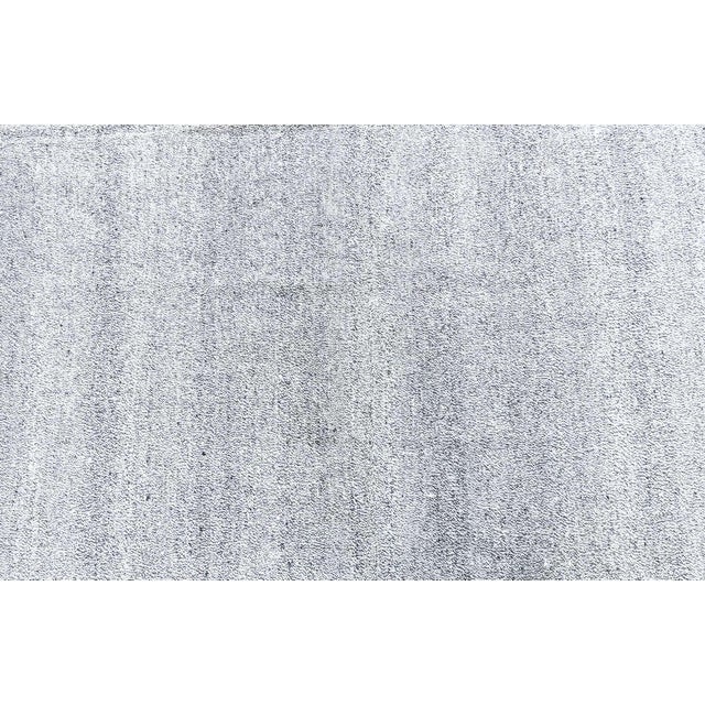 Modern Flatweave Solid Light Gray Handmade Rug "Bruma" by Doris Leslie Blau For Sale - Image 4 of 8