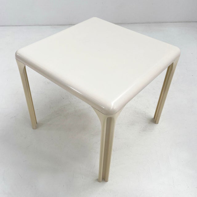 White White Stadio 80 Dining Table by Vico Magistretti for Artemide, 1970s For Sale - Image 8 of 11