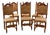 Spool Chairs in Wood, 1970s, Set of 6 For Sale