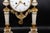 Louis XVI Portico Clock in Marble and Gilt Bronze For Sale - Image 4 of 18