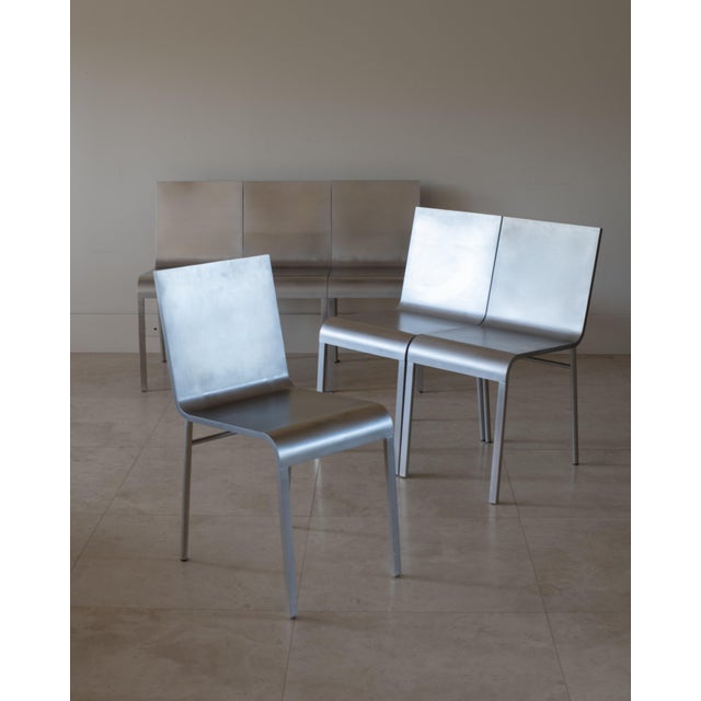 Mid-Century Modern Cn°ii Chairs Attributed to Maarten Van Severen by Lensvelt, the Netherlands 1994 For Sale - Image 3 of 9