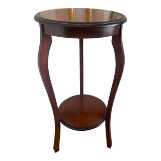 Mid to Late Twentieth Century Italian Made Solid Wood Curvy Play Stand With Cabriole Legs For Sale