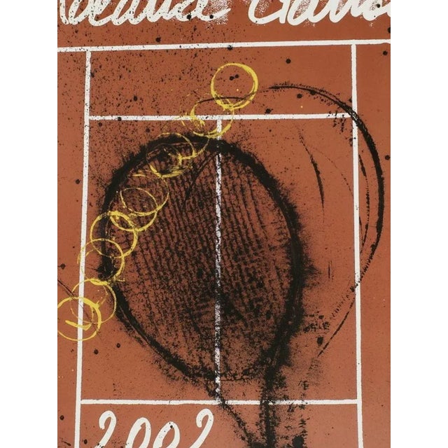 Fernandez ARMAN 2002 Roland Garros Poster original poster on coated paper signed in the plate 29.5 x 22.4 in in mint...