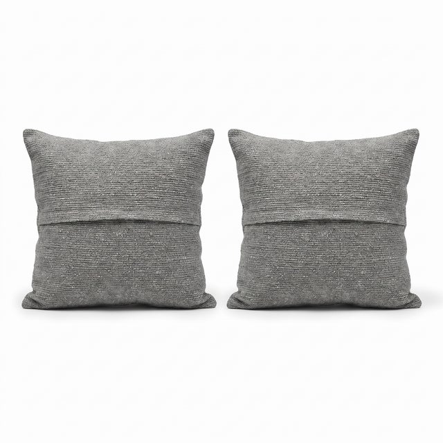 Anatolian Rug Pillow Cover 20'' X 20'' - Set of Two For Sale - Image 4 of 4